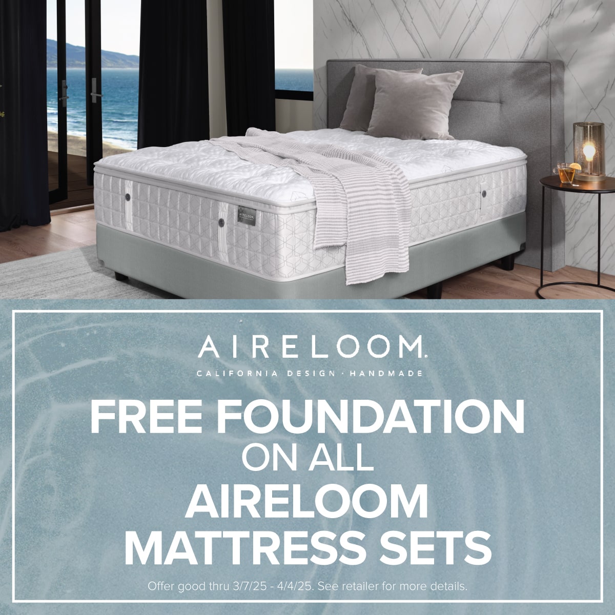 Aireloom Free Foundation Extended to Apr 4 2025