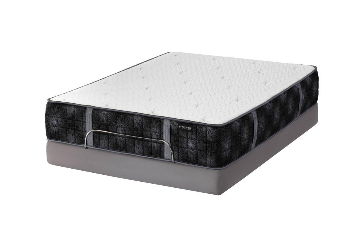 aireloom summit hyrbid mattress adjustable base down